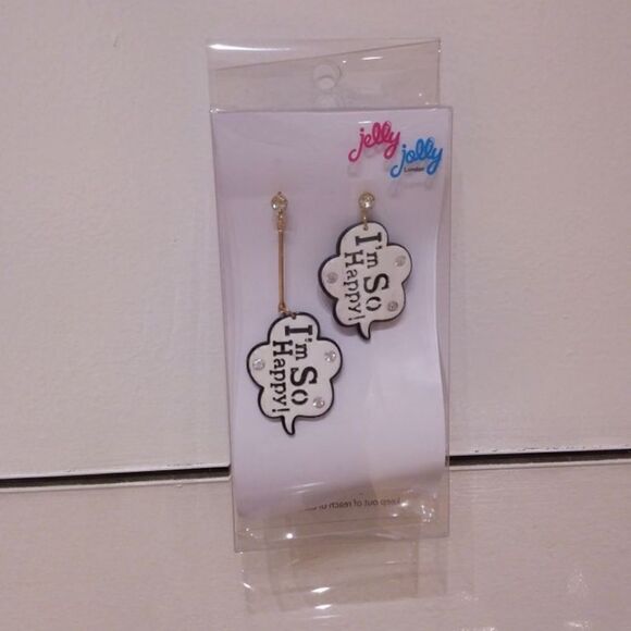 Speech bubble earrings  - Picture 1 of 2